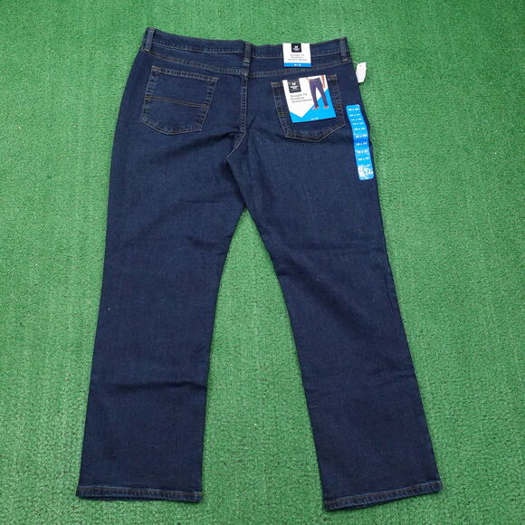 NWT MEMBER'S MARK STRAIGHT FIT PREMIUM STRETCH DENIM JEANS MENS 38X30 NEW! - Picture 7 of 10